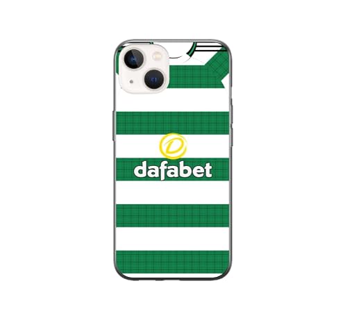 Image of Glasgow Cel 2025/2026 Home Football Shirt Hard Silicone Rubber Phone Case Cover for iPhone 7 8 XR 11 12 13 14 15 16 SE (choose you phone model in order details) (iPhone 16) Green
