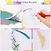 20 PCS Acrylic Bookmark Blanks with Tassels,Blank Bookmarks for DIY Crafts, Gift Tags, School Projects (5 Colors)