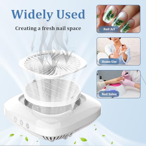 4 Pcs Repuestos Filtro Colector Polvo Uñas MelodySusie miniatura 7