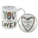 Our Name is Mud “You Are Loved” Porcelain Mug, 16 oz.