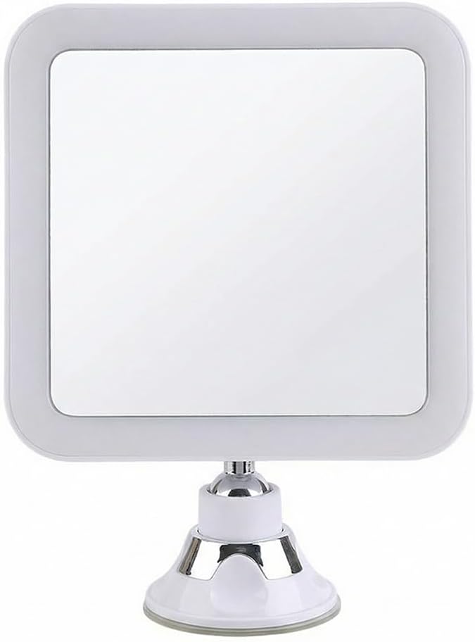 10X Magnifying Lighted Makeup Mirror with 360° Swivel, Suction Cup Vanity Mirror for Bathroom & Makeup