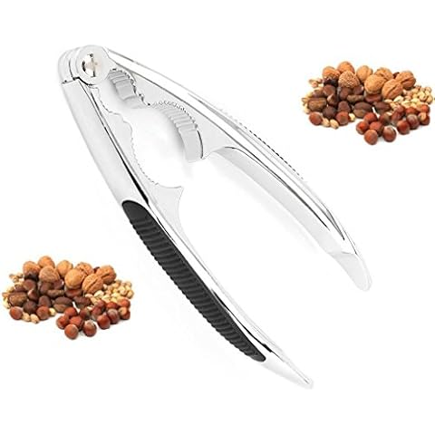 Walnut Cracker Pecan nut shell Remover Nut Plier Heavy Duty Premium Quality Nut Shell Opener Breaker By HomeAdorable Cover