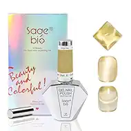 Cat Eye Gel Nail Polish 15ml Golden Shell, Magnetic Glass Bead Effect, Shimmer UV LED Soak Off Gel, Perfect for Home DIY Manicure