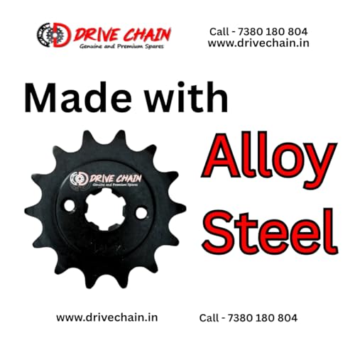 Image of Pulsar 150 Twin Disc Drive Chain Hardened and Premium Chain Sprockets kit for Bajaj Pulsar 150 Twin Disc /DTSI /UG5 /BS4 /BS6 Size 42T(4Hole) /14T(2Hole) /R520H-106Links with Branded Warranty