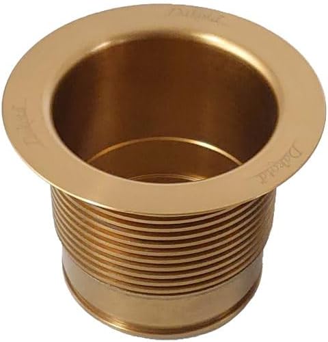Universal Transitional Sink Strainers & Disposal Flanges (Gunmetal Black) - for use with Dakota Brand Fire Clay Sinks