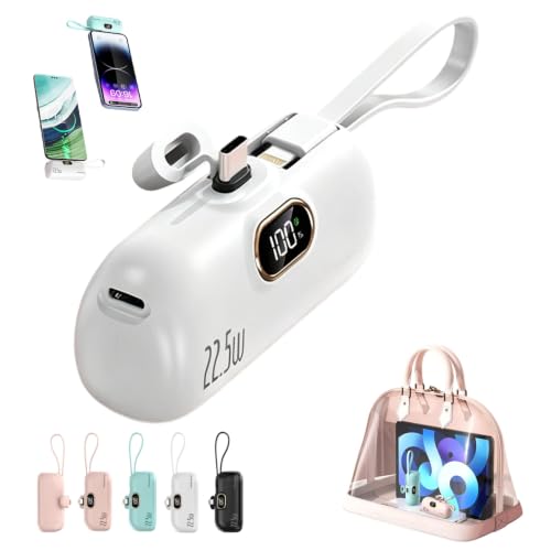 Mini Power Bank 5000mah, Pequeño Power Bank for Viajes