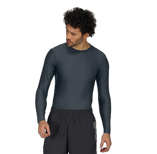 Image of NINQ Men's 1 Or 3 Pack Compression Shirts Long Sleeve, Base-Layer Quick Dry Workout T Shirts Sports,Gym, Running T-Shirt