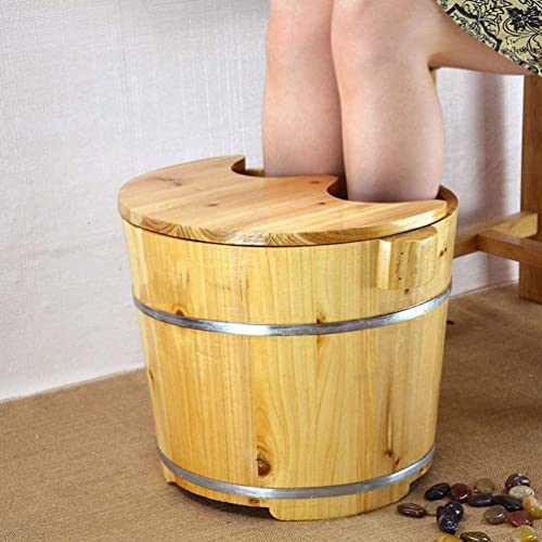 Bañera de madera para pies spa relajante miniatura 3