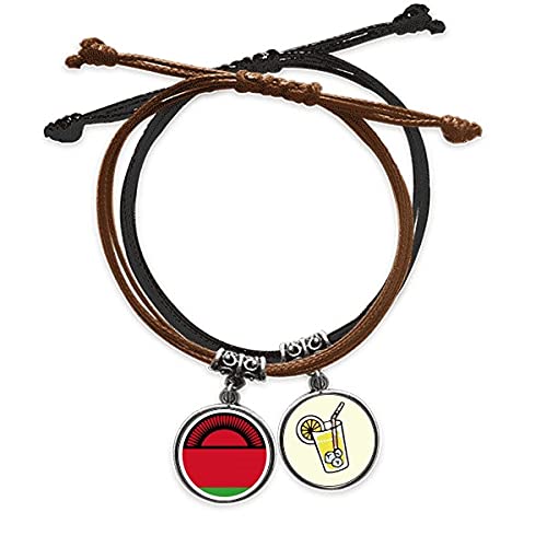 Bracelet corde Malawi chaîne main pour homme et femme