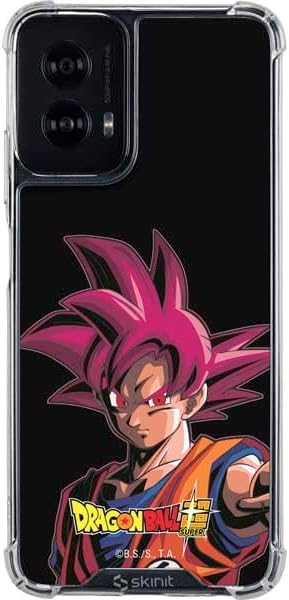 Skinit Clear Phone Case Compatible with Moto G Power 5G (2024) - Officially Licensed Dragon Ball Super Goku Ultra Instinct Design