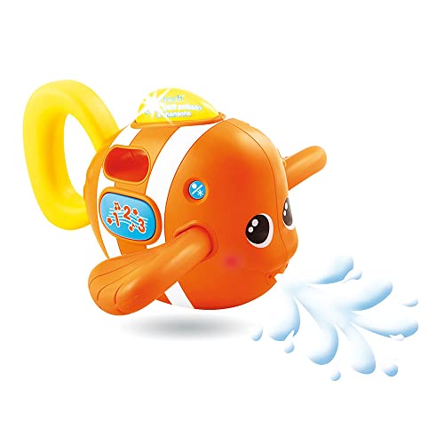 Vtech Jouet de Bain - Léon P'tit Poisson à  Chansons - Version FR, Orange