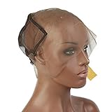 KRN 13×6 Swiss Lace Wig Cap for Making Wigs With Adjustable Strap Hairnets on the back Weaving Cap...