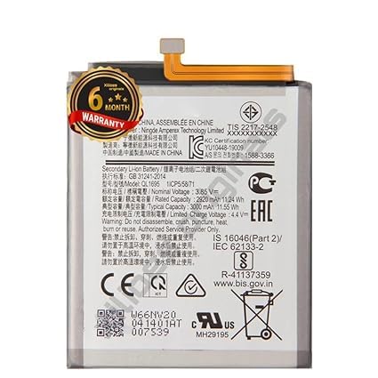 Image of QL1695 Battery for Samsung Galaxy A01 /A015 Battery with 6 Month Warranty** (V165)