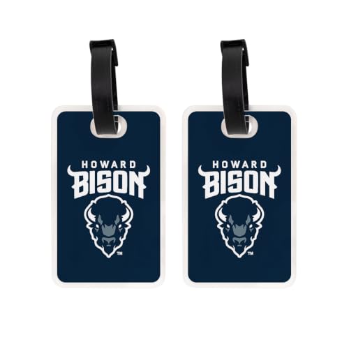 Desert Cactus Howard University Acrylic Luggage Tag ID (A - 2 Pack) by Desert Cactus - Used condition - US$17.84
