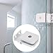 Glass Shower Door Hinges Replacement Fits 1/4 Inch Glass Shower Doors – Durable and Rust-Resistant for Residential Use -2 Pack