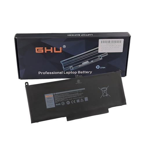 Batterie Dell Latitude 7280 7480 - Modèle GHU F3YGT 60 Wh pour PC portable