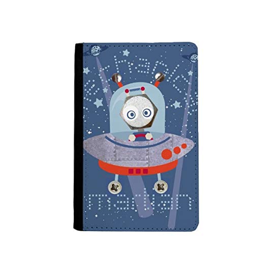 Étui portefeuille passeport Alien et Univers pour voyageur