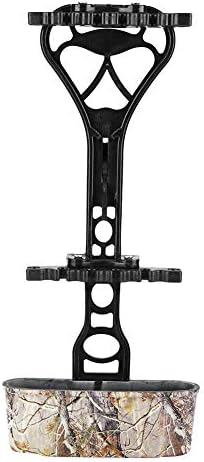 Folanda 6 Arrow Quiver, Portable and Lightweight Archery Arrow Holder, Archery Hunting Quiver for Compound Bows, Tactic Bow Quiver for Target Shooting Training, Easy to Install, Black