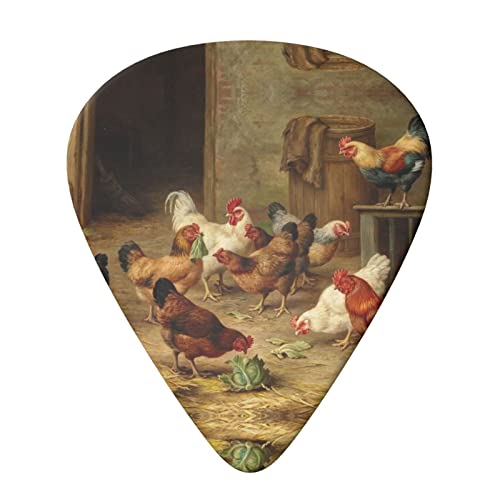 Ensemble de 6 médiators de guitare Farm Chickens pour guitare acoustique, guitare électrique, basse, ukulélé – fin… - Les Beatles, Paul McCartney, John Lennon, RIngo Starr, George Harrison Ensemble de 6 médiators de guitare Farm Chickens pour guitare acoustique, guitare électrique, basse, ukulélé - fin… – Image 4