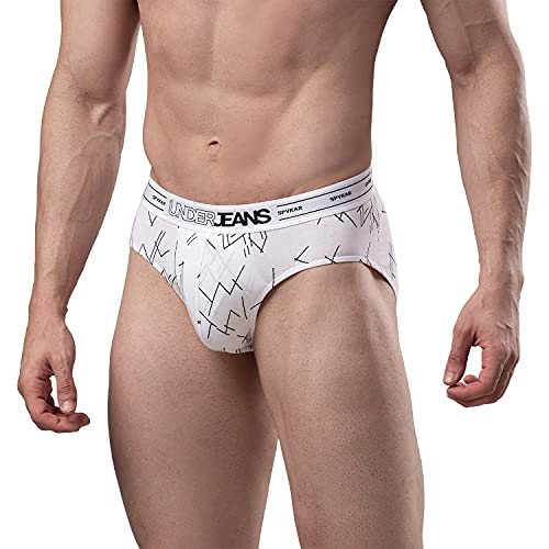 Image of Underjeans Men Cotton Blend Brief - Pack of 2
