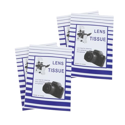 IMIKEYA de Limpieza para Gafas y Lentes 200 Unidades 15X10 CM Papel Suave Desechable para Cámaras y Pantallas Toallitas Portátiles para Limpieza Eficaz en Hogar Oficina y Escuela