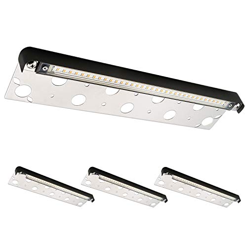 Up To 40% OFF Tsiun 13 Inch LED Hardscape Paver Light, 5W 2700K LED Light Source, Outdoor IP65 Waterproof, Clear Lens Garden Pathway Light, Outdoor Step Light, Pack of 4