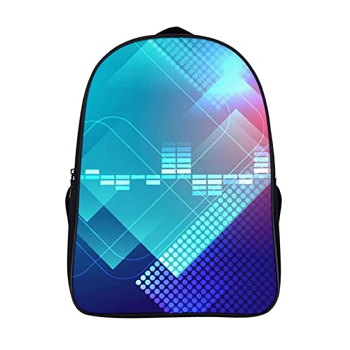 Sac à dos 3D Cool bleu protégeant vos affaires de 40x28x16cm