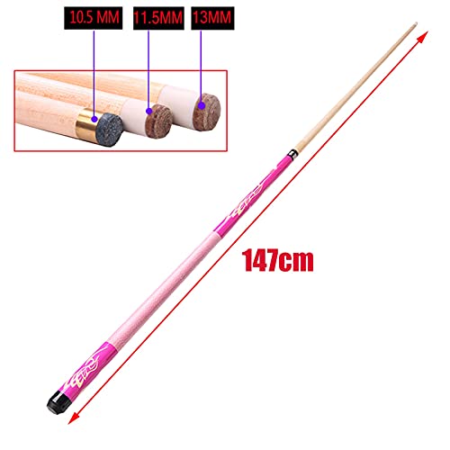 Taco de Billar LIGUOYI 147 cm Rosa Durable y Cómodo miniatura 2