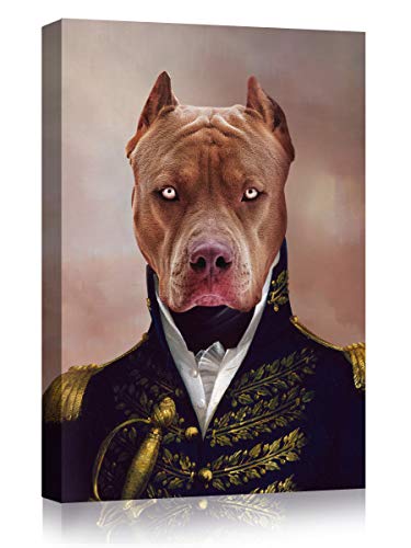 The General - A Custom pet Portrait with Your own pet - Printed