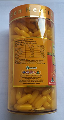 Golden Health Royal Jelly 1600Mg 365 Capsules 6% 10-Hda Australian Made thumb #2