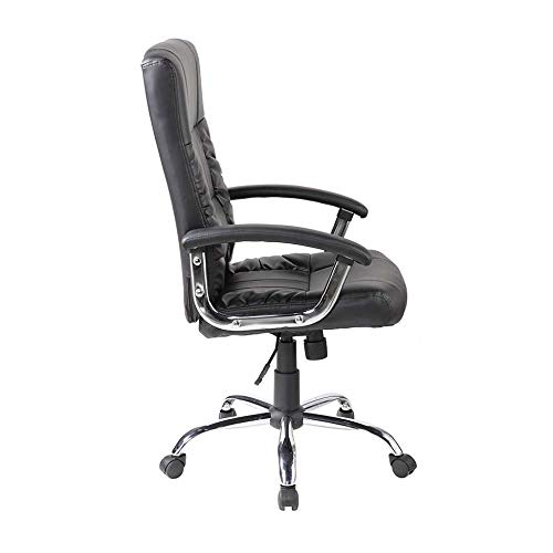 Cadeira de Escritório Presidente Giratória Office Plus Preta