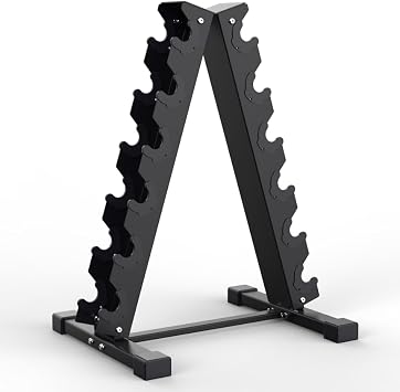Dumbbell Rack Compact Weight Rack for Dumbbell, Kettlebell, Barbell, Heavy Duty Weight Storage Organizer