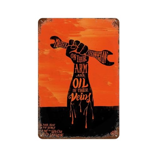 POLIUAWS Harley Davidson Plaque En Métal Vintage, Affiche Rétro Pour Pub, Club, Café, Bar, Décoration Murale Pour La Maison, Style Rétro11.8