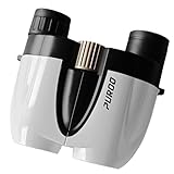 PUROO 双眼鏡 10x25 ホワイト コンサート用 オペラグラス 推し活 軽量 コンパクト 女性向 劇場 ミュージカル