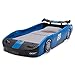 Delta Children Turbo Race Car Twin Bed, Blue