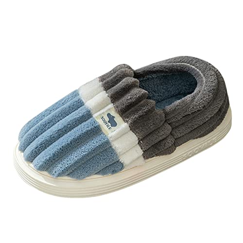 Chaussons femme hiver antidérapants et slippers de maison chauds fermés