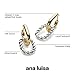 Ana Luisa Ash Double Hoop Earrings for Women - 14K Gold Plated, Silver & Two-Tone Drop Dangle Hoop Earring - Trendy Paperclip Link Huggie Hoop - Hypoallergenic, Water-Resistant & Tarnish-Free Jewelry