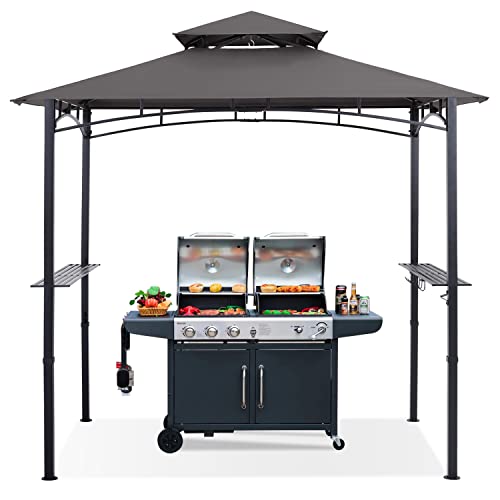 Abccanopy GRILL GAZEBO XF 5X8 GRAY-VC 8'X 5' Grill Gazebo Shelter, Outdoor Bbq Gazebo Canopy thumb #1