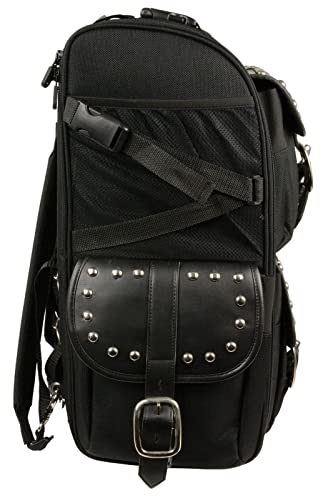 Bolsa de viaje para moto EXCELSIOR INT grande negra miniatura 6
