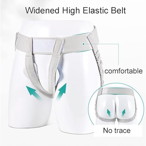 Cinturón para hernia inguinal CUSMA con almohadillas para rupturas simples o dobles L 2