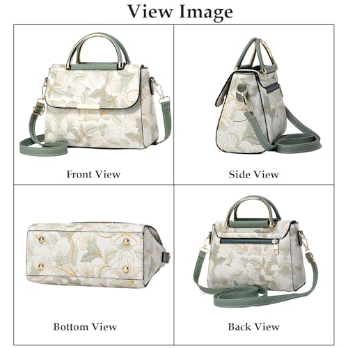 Image of SYGA Women's Cross Border Handbag With Flower Printed Small Square shoulder messenger bag