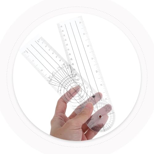 Cabilock Goniometro 8 pulgadas PVC 4 piezas miniatura 7
