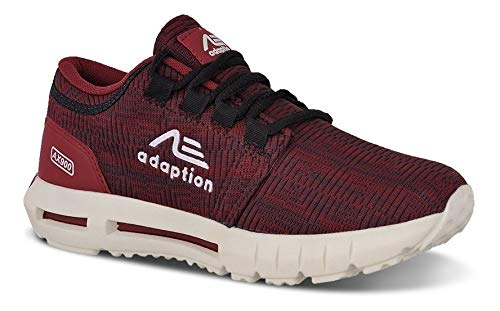 Tênis Masculino Caminhada Super Leve Academia Ax900 Vermelho Cor:Vermelho escuro;Tamanho:45;