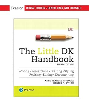 Paperback The Little DK Handbook [RENTAL EDITION] Book
