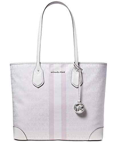 Michael Michael Kors Women's Eva Large Tote (Pale Lilac/White/Silver)