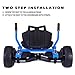 TGHY Hoverboard Seat Attachment Go Kart Conversion Kit Hoverboard Kart Accessories Adjustable Length Fun for Kids and Adults Fits for 6.5