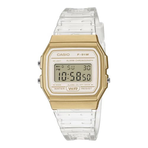 Image of Casio Youth F-91WS-7A2DF Digital Transparent Grey Watch Unisex (D427)