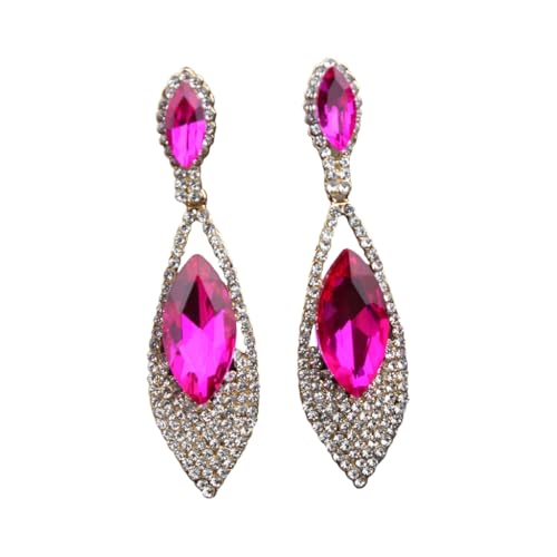Sophisticated Crystal Dangle Earrings Rhinestones Drop Chandelier Ear Pendants