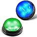BEAN LIEVE 2-Pack Game Buzzers - Super Bright 4-LEDs, Unique Sounds, Compact Portable & Lock Switch - Trivia Buzzer for Classroom, Family Feud - Teachers, Adults, Kids (Buzzers for Trivia Games)