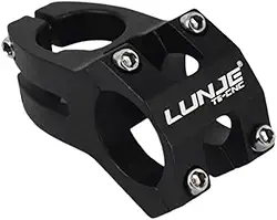 Guidão de bicicleta preto premium - alumínio leve, design de queda curta de 31,8 × 45 mm para maior conforto e controle